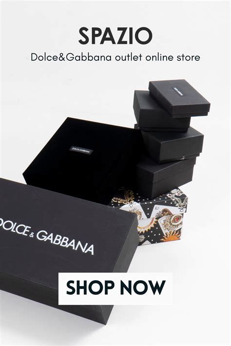 dolce gabbana outlet online|dolce & gabbana outlet store.